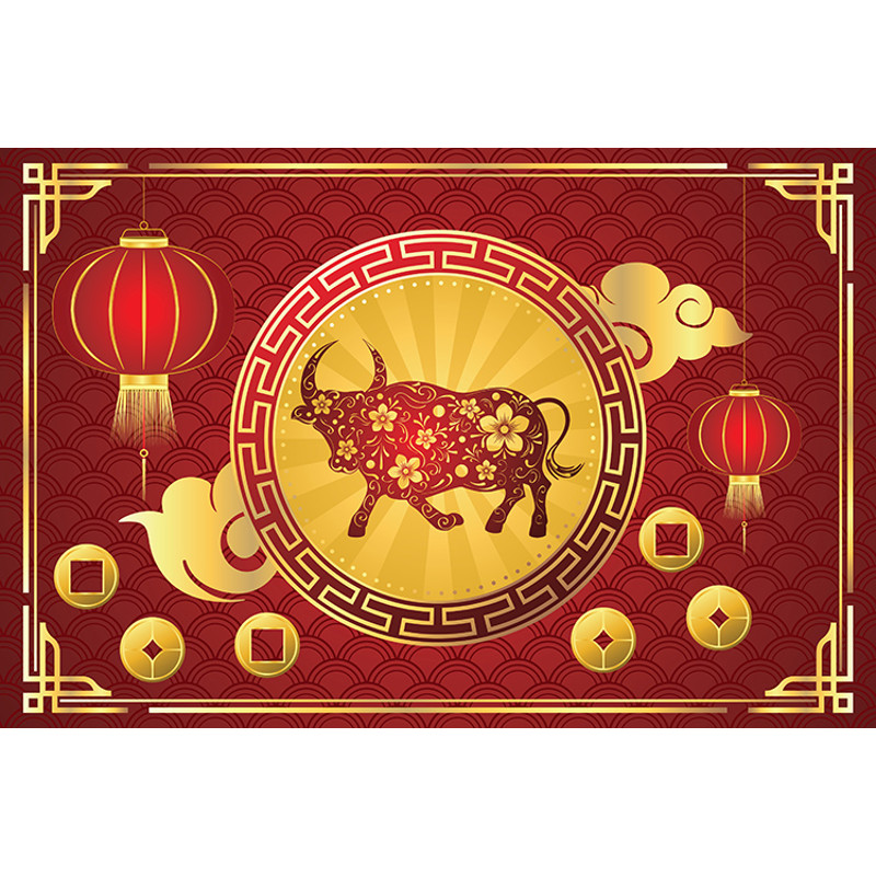 Card with bull and flowers6.jpg