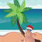 Christmas sandman on beach3.jpg