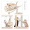 cat-on-the-perch-and-cats-using-cotton-cat-scratcher-on-the-modern-cat-tower