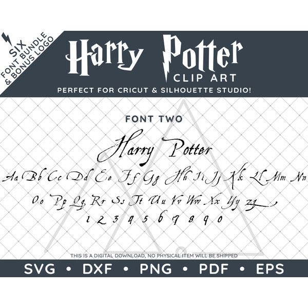 Harry Potter Six Font Bundle Thumbnail2.png