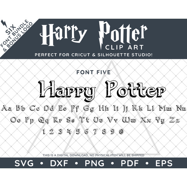 Harry Potter Six Font Bundle Thumbnail6.png