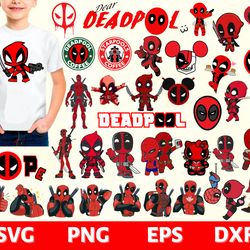 Big SVG Bundle, Digital Download, Deadpool svg, Deadpool png, Deadpool clipart, Deadpool cricut, Deadpool cut