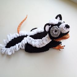 Skunk bearded dragon costume, rat, hedgehog, ferret cosplay costume