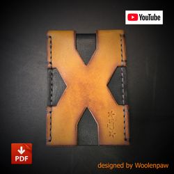 X-Pocket wallet - leather wallet by Woolenpaw MW5