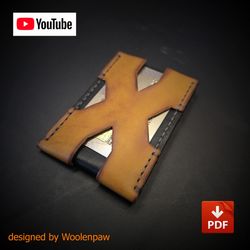X-Pocket wallet - leather wallet by Woolenpaw MW5