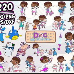 doc mcstuffins bundle svg, doc mcstuffins svg, cartoon svg png dxf eps file