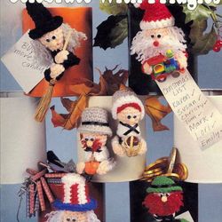 Digital | Vintage Crochet Pattern Holidays | Celebrate With Fridgies | ENGLISH PDF TEMPLATE