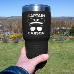 Personalized pilot mug Pilot gifts for men Airline pilot Aviation gifts Airplane tumbler Private pilot Flight school