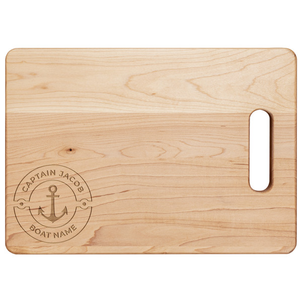 Boat accessories Personalized boat name cutting board Boat gift.jpg