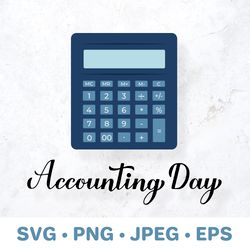 international accounting day svg cut file. gift for accountant