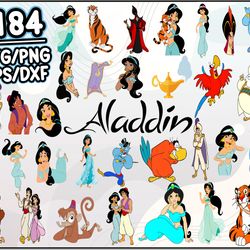 aladdin bundle svg, aladdin svg, cartoon svg png dxf eps file