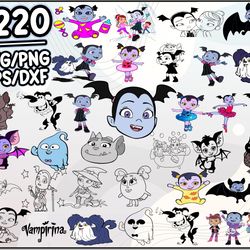 vampirina bundle svg, vampirina svg, cartoon svg png dxf eps file