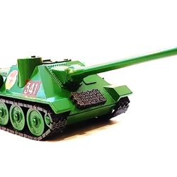 USSR SU-100 Tank Howitzers gun Toy model 1/43 Soviet Armor Vehicles 1970s