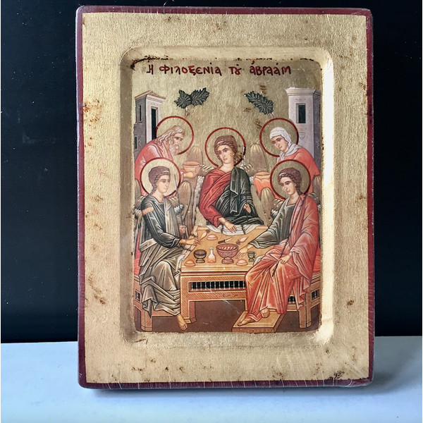 The Icon of the Hospitality of Abraham
