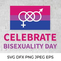 bisexuality day. bisexual pride flag svg