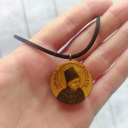 bogolep chernoyarsky | icon pendant | icon necklace | miniature icon | catholic icon | orthodox icon | hand painted icon