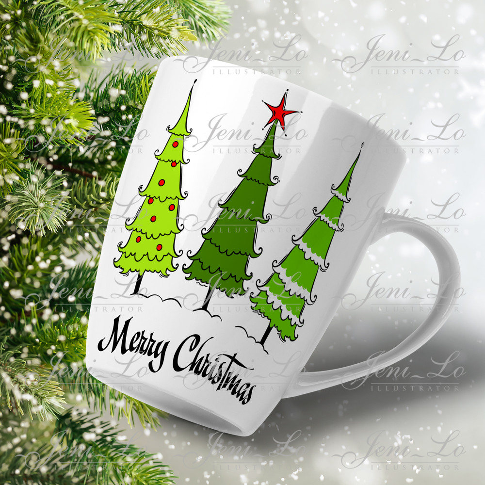 Three Christmas Trees Png