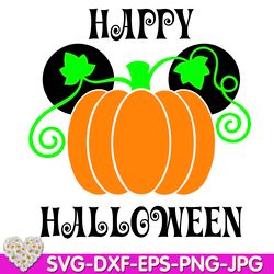 Happy Halloween Mouse Halloween Baby Halloween mickey digital design Cricut svg dxf eps png ipg pdf, cut file