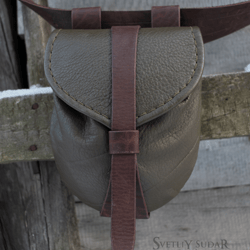 Medieval Leather Bag / Belt Bag / Fantasy style / handmade