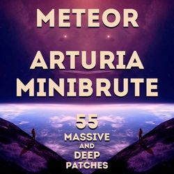arturia minibrute - "meteor" 55 massive patches