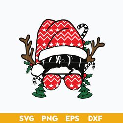 woman santa claus hat christmas svg, christmas svg file.