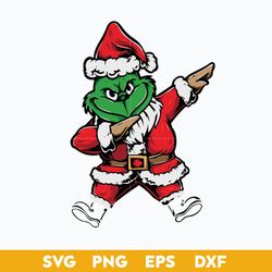 Grinch Santa Claus Hat Christmas SVG, Grinch Christmas SVG File.