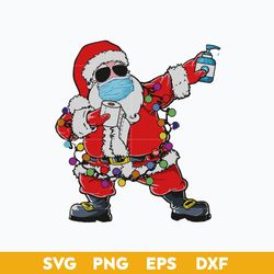 santa dance christmas svg, santa claus light christmas svg, christmas svg file.