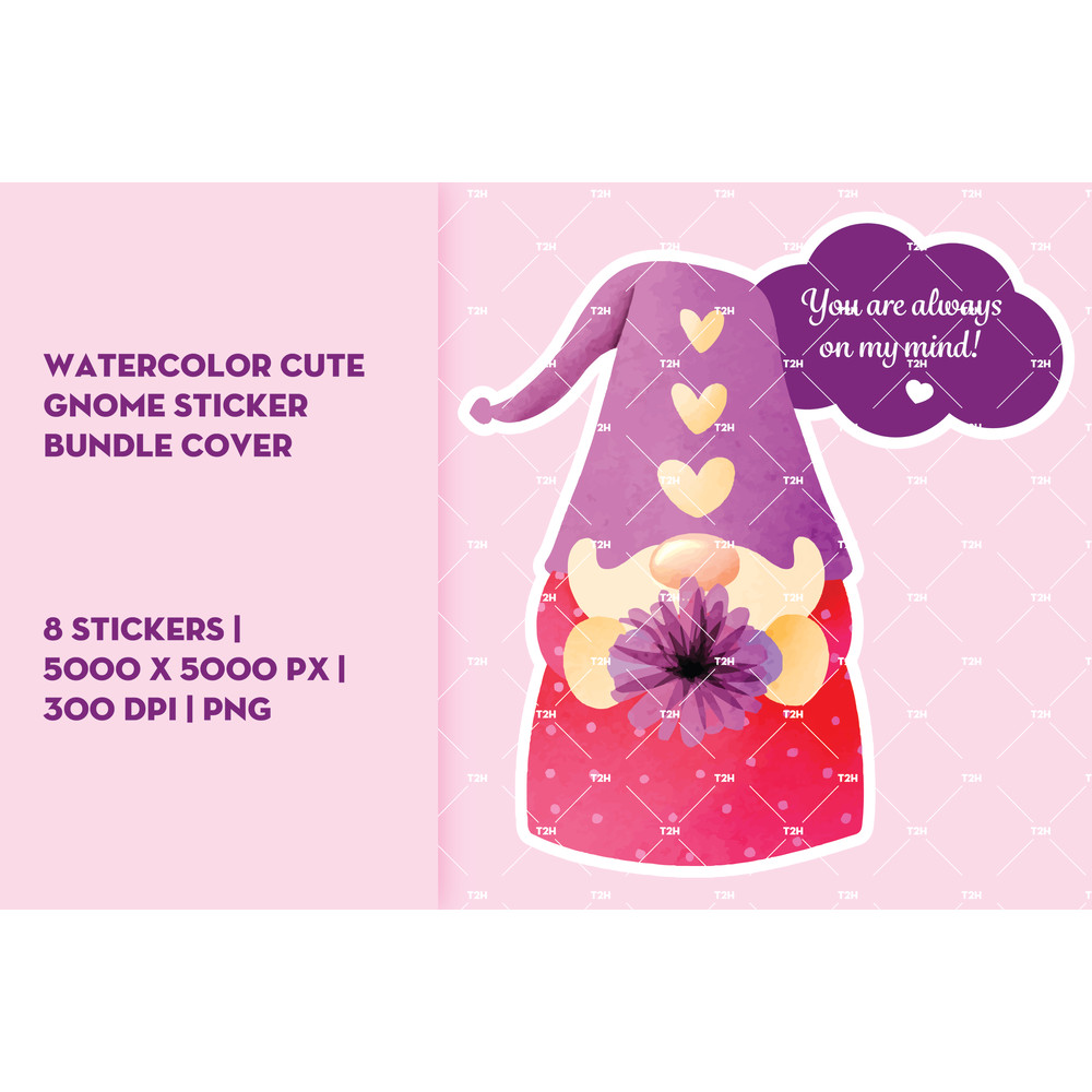 Watercolor cute gnome sticker bundle cover 5.jpg
