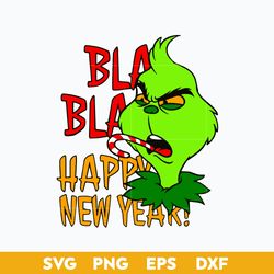Grinch Happy New Year SVG, Grinch Christmas SVG, Christmas SVG File.