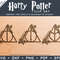 Harry Potter Floral Deathly Hallows by SVG Studio Thumbnail4.png