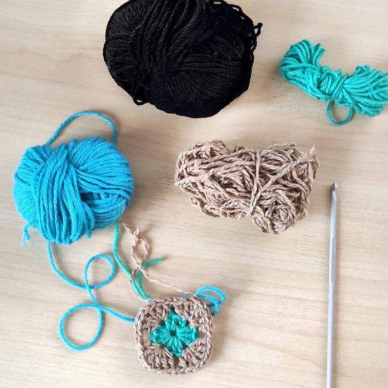 leftover yarns usage