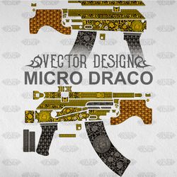 VECTOR DESIGN Micro Draco "Versace scrollwork"