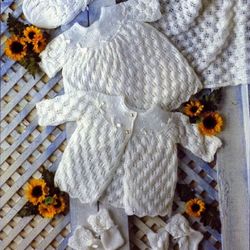 Digital | Crochet set for girls | Knit children's jersey | Knitting for children | Knitwear | PDF