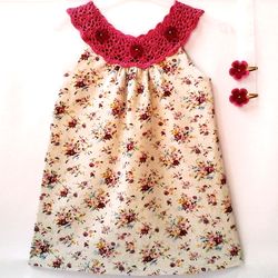 rustic flower girl dress, girls toddler linen dress, granddaughter gift, sleeveless dresses, girls summer casual dress