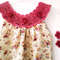 Summer Cotton Dress, Spring Dress Outfit, Handmade Sleeveless Dress, Crochet Cotton Lace Top, Floral Print Dress. Sleeveless Country Kids Dress.jpg