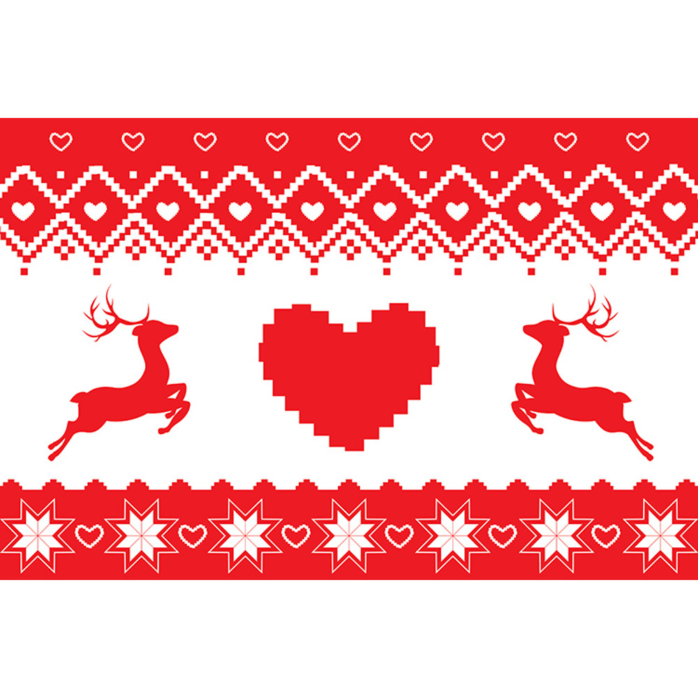 Red nordic pattern with deer5.jpg