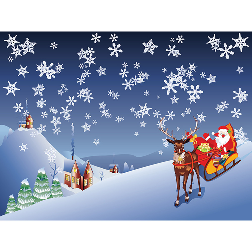 Santa Riding Christmas Sleigh at Night.jpg