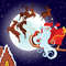 Santa Riding Christmas Sleigh at Night5.jpg