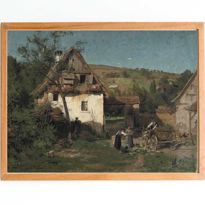old house vintage original painting.jpg