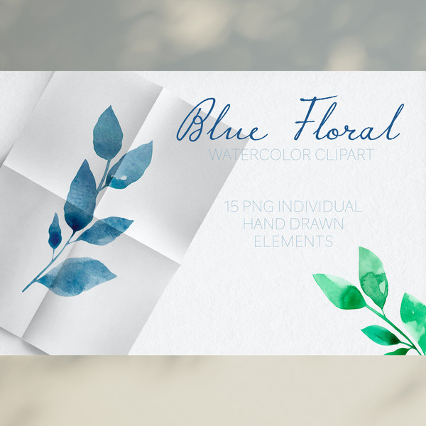 Watercolor Blue Roses Clipart6.jpg