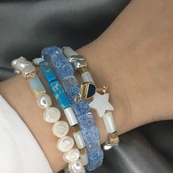 handmade bracelet set.