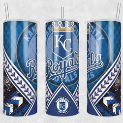 Kansas City Royals 20oz Tumbler Wrap, 20oz Tumbler Wrap, Kansas City Royals 20oz Png, MLB Baseball Tumbler, MLB Fan Gift