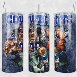 Mascot Dallas Cowboys Tumbler Wrap, 20oz Tumbler Wrap, Mascot Dallas Cowboys Png, NFL FOOTBALL Tumbler Wrap, Sport Png