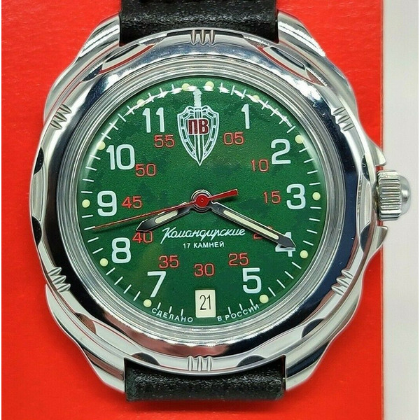 mechanical-watch-Vostok-Komandirskie-2414-Army-Green-dial-Border-Troops-211950-1