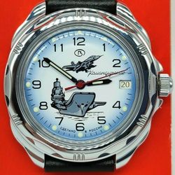 Vostok Komandirskie 2414 MIG Battle Ship 211982 Brand new Men's mechanical watch