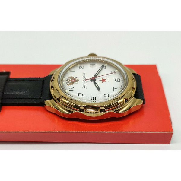 Gold-mechanical-watch-Vostok-Komandirskie-Double-Headed-Eagle-219322-4