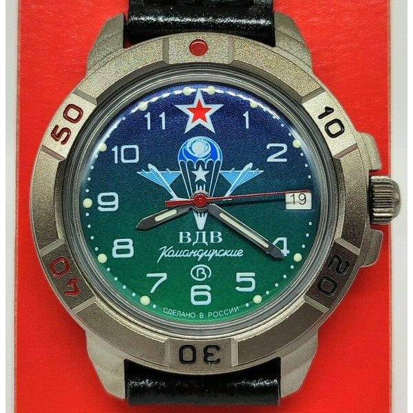 Titanium-mechanical-watch-Vostok-Komandirskie-Airborne-Forces-436818-1