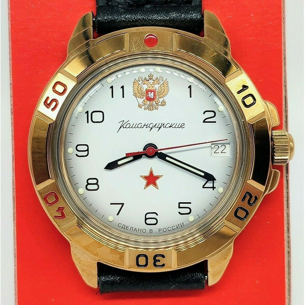 Gold-mechanical-watch-Vostok-Komandirskie-Double-Headed-Eagle-439322-1