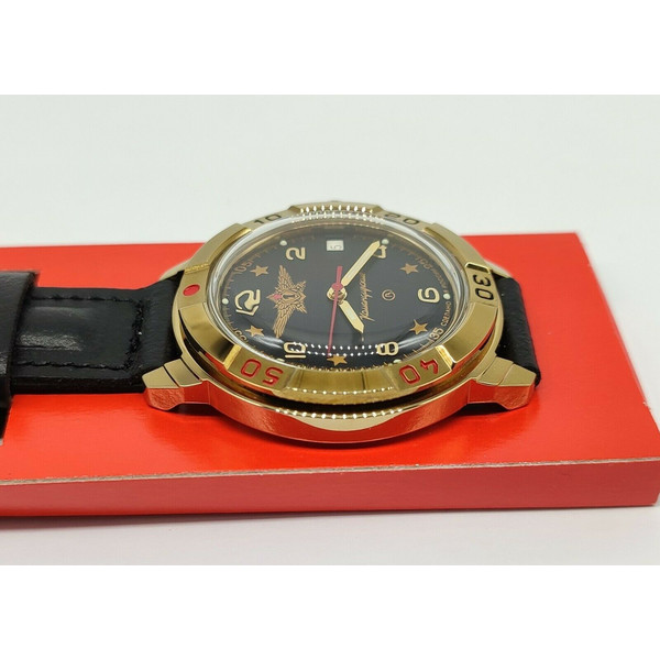 Gold-mechanical-watch-Vostok-Komandirskie-Air-Force-439452-4