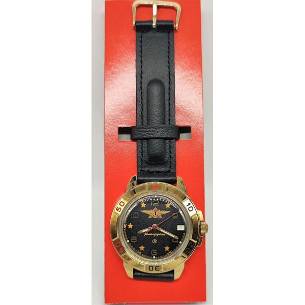 Gold-mechanical-watch-Vostok-Komandirskie-Air-Force-439452-3